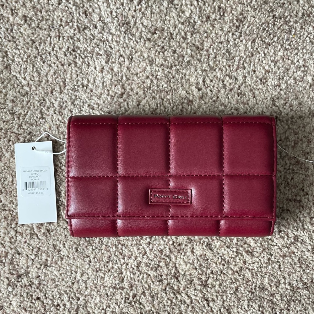 Poppy grey wallet